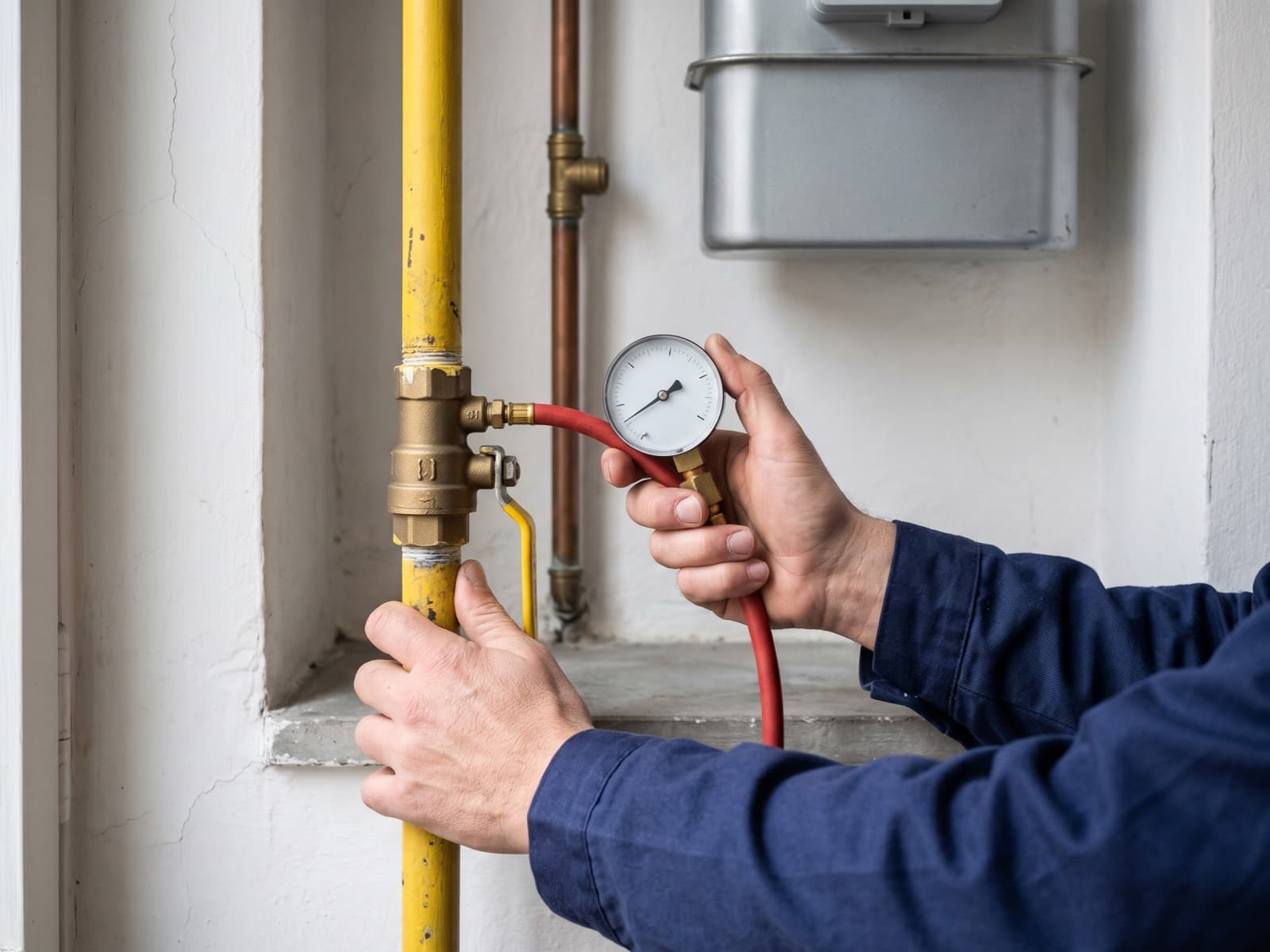 Impianti gas e ricerca guasti — esempio di installazione